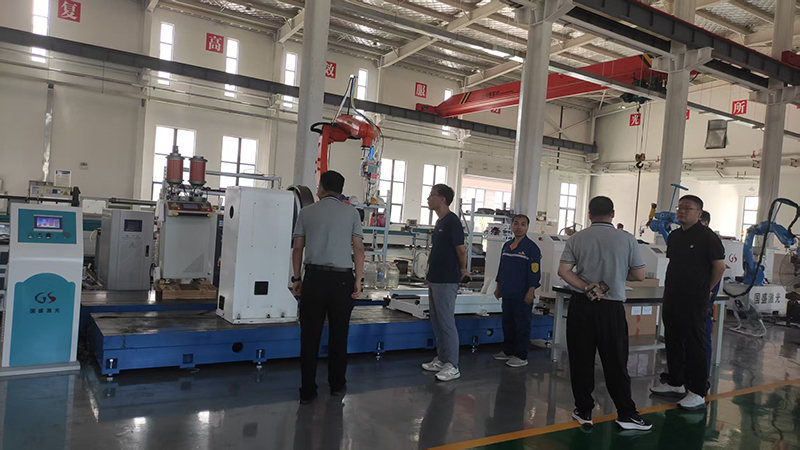 中钢集团西安重机有限公司马总等一行领导再度莅临国盛激光(图7)