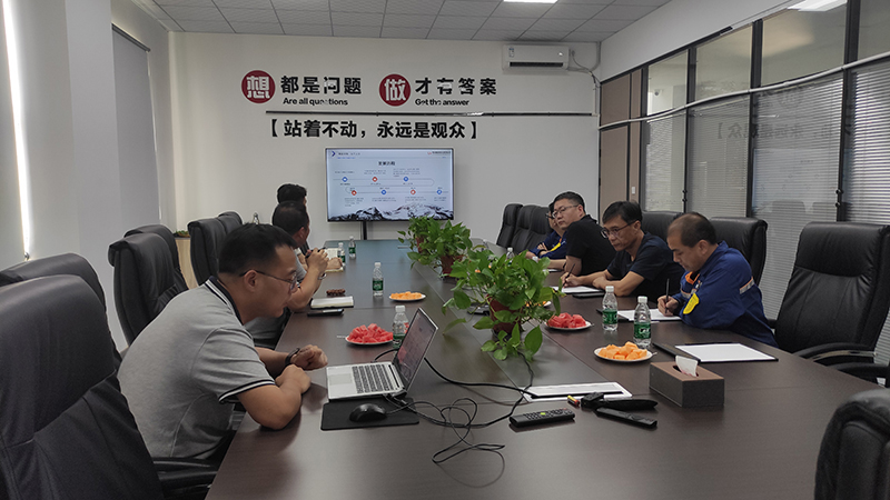 中钢集团西安重机有限公司马总等一行领导再度莅临国盛激光(图8)