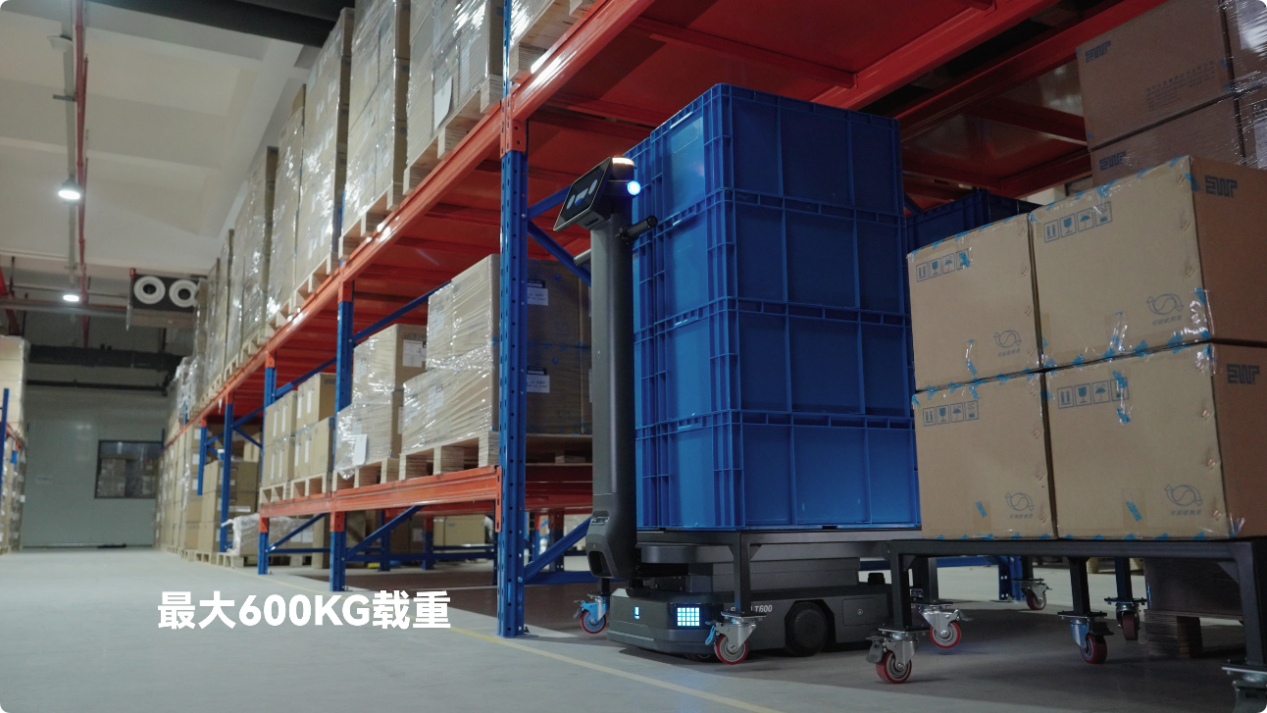 普渡机器人发布大载重工业配送机器人PUDU T600系列，助力工业物流市场革新(图3)