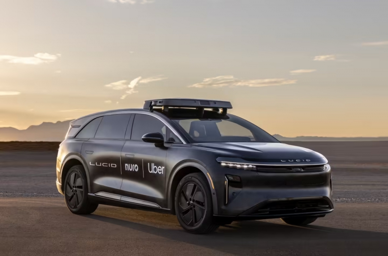 美国造车新势力 Lucid 喜获网约车巨头 Uber 3 亿美元融资，明年将推自动驾驶出租车(图1)