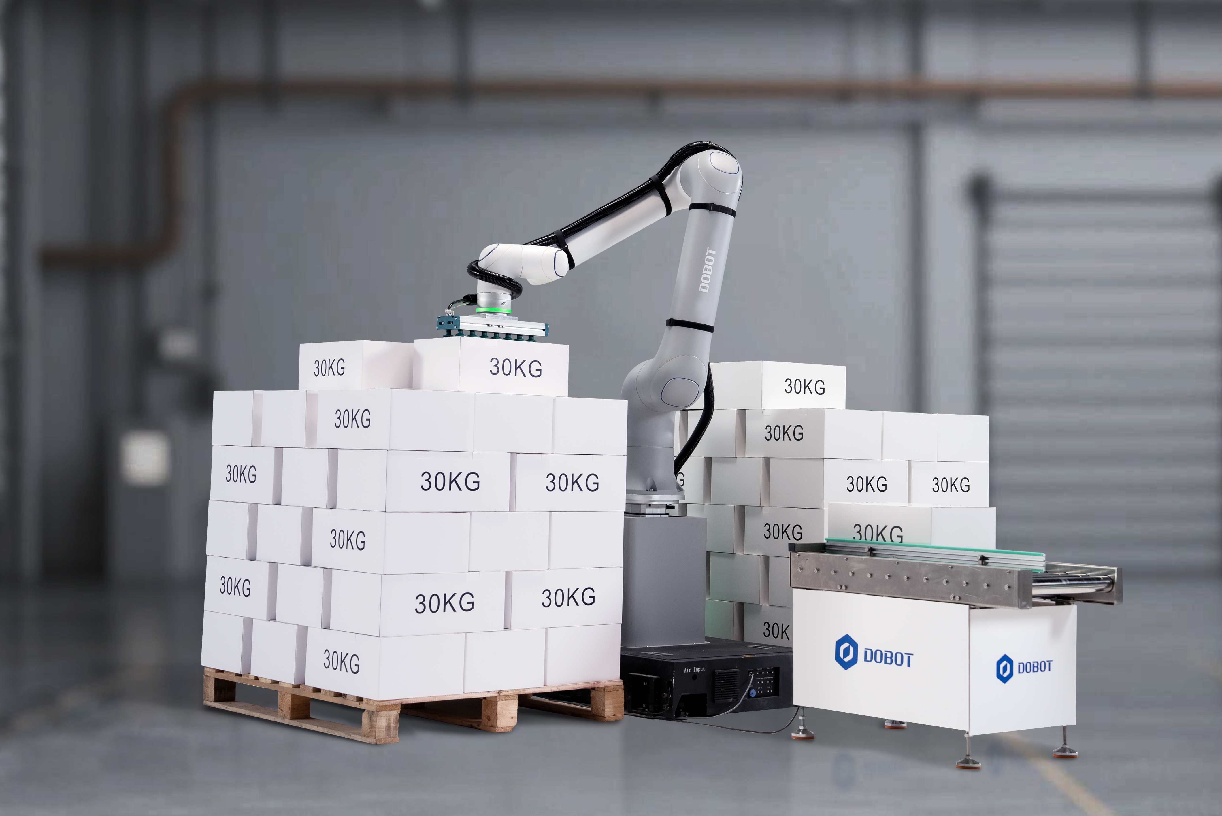 越疆CR30H码垛机器人，负载30KG+300/S关节速度，破解行业负重与速度难题！(图1)