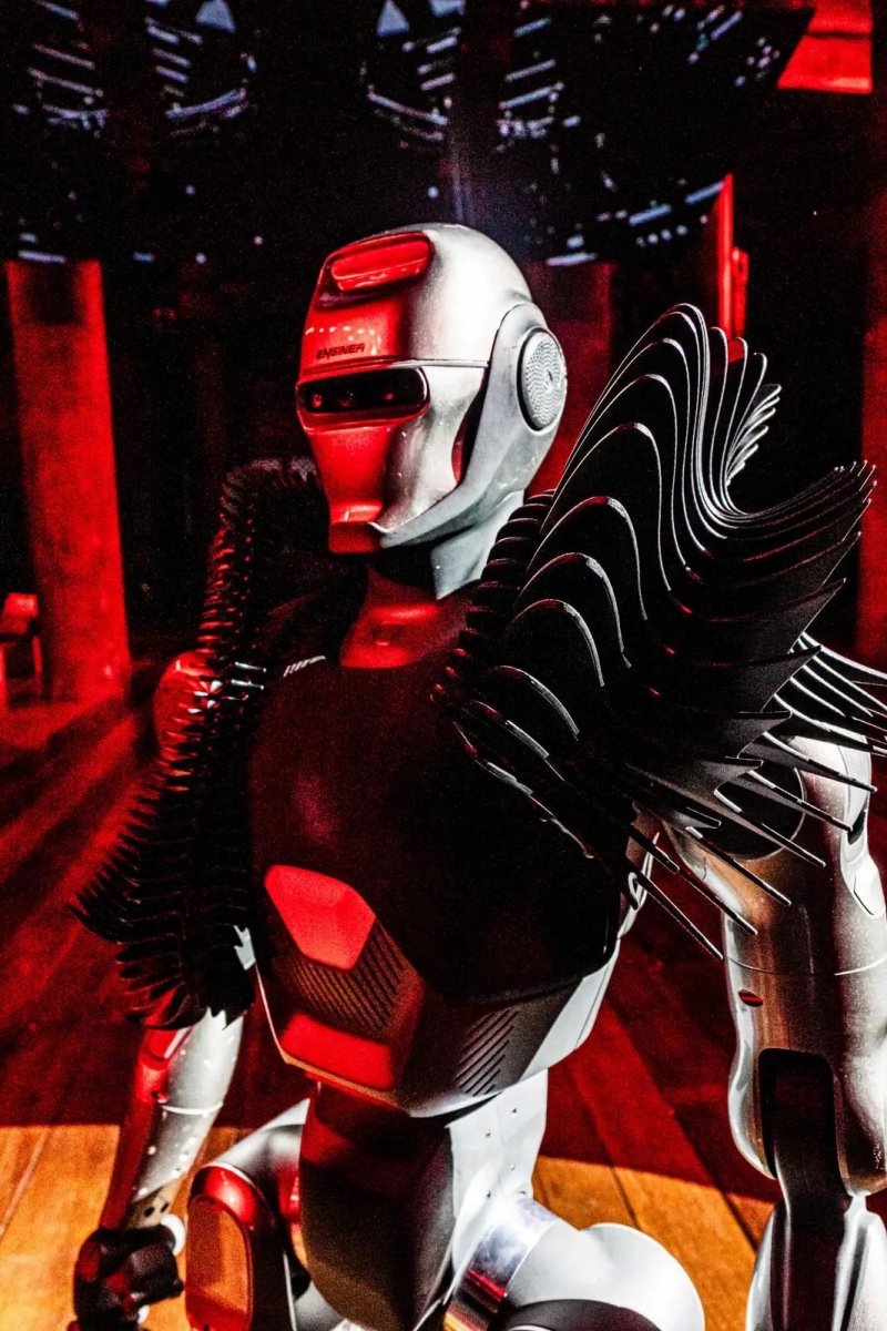 深圳人形机器人“超模”首秀濮院(图6)