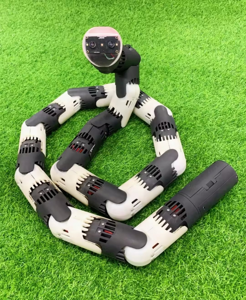 南开大学蛇形机器人亮相：身形灵活，无惧核辐射(图1)