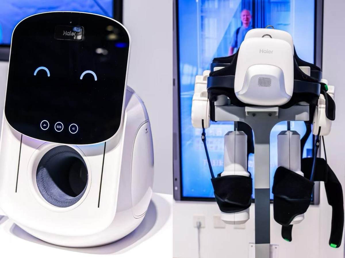 2025AWE：海尔机器人家庭端场景应用首亮相，让AI赋能美好生活(图4)