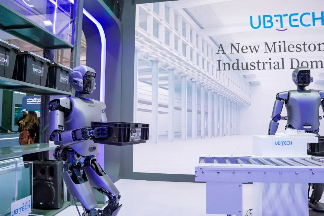 加码中东！优必选人形机器人亮相沙特LEAP 2025(图3)