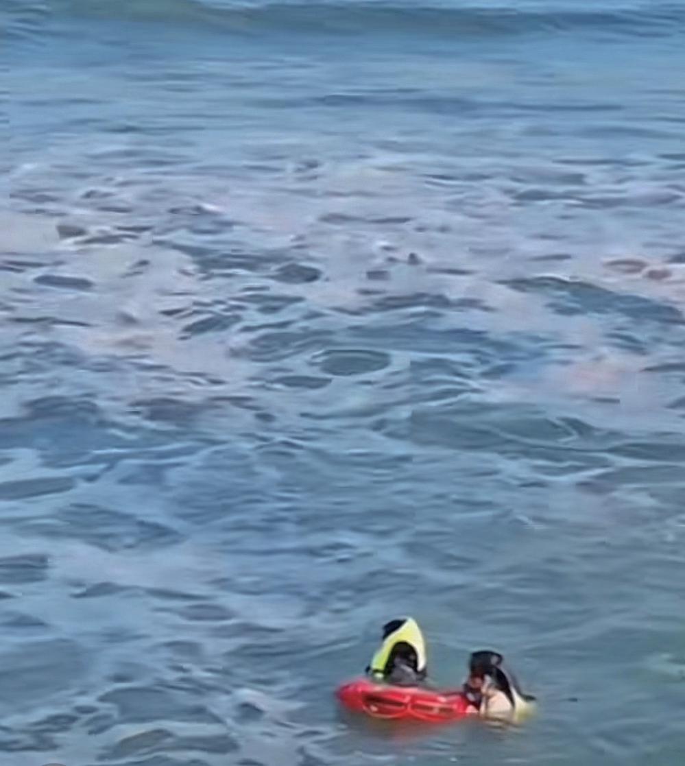 海南万宁：机器人和冲浪教练联手救起落水者(图2)