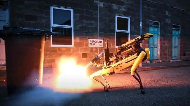 英国国防部研发机器狗解决炸弹探测、拆除和处理问题(图1)