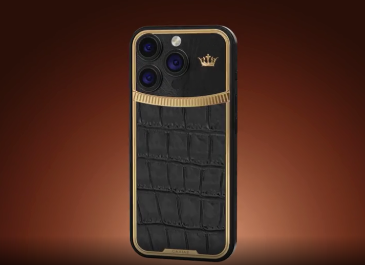 最贵苹果手机登场，机身镶嵌402颗钻石(图5)