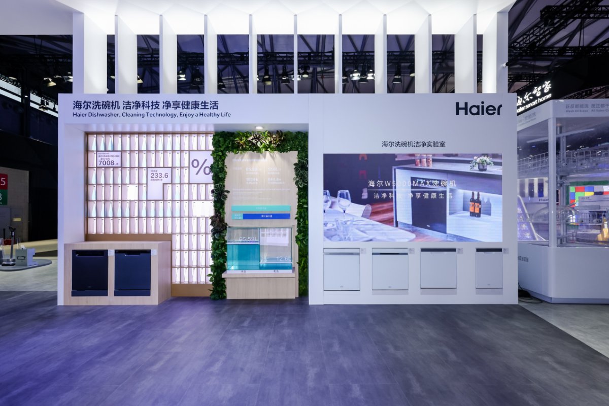 除了洗碗还能洗锅！海尔双面洗洗碗机锅碗同时洗(图1)