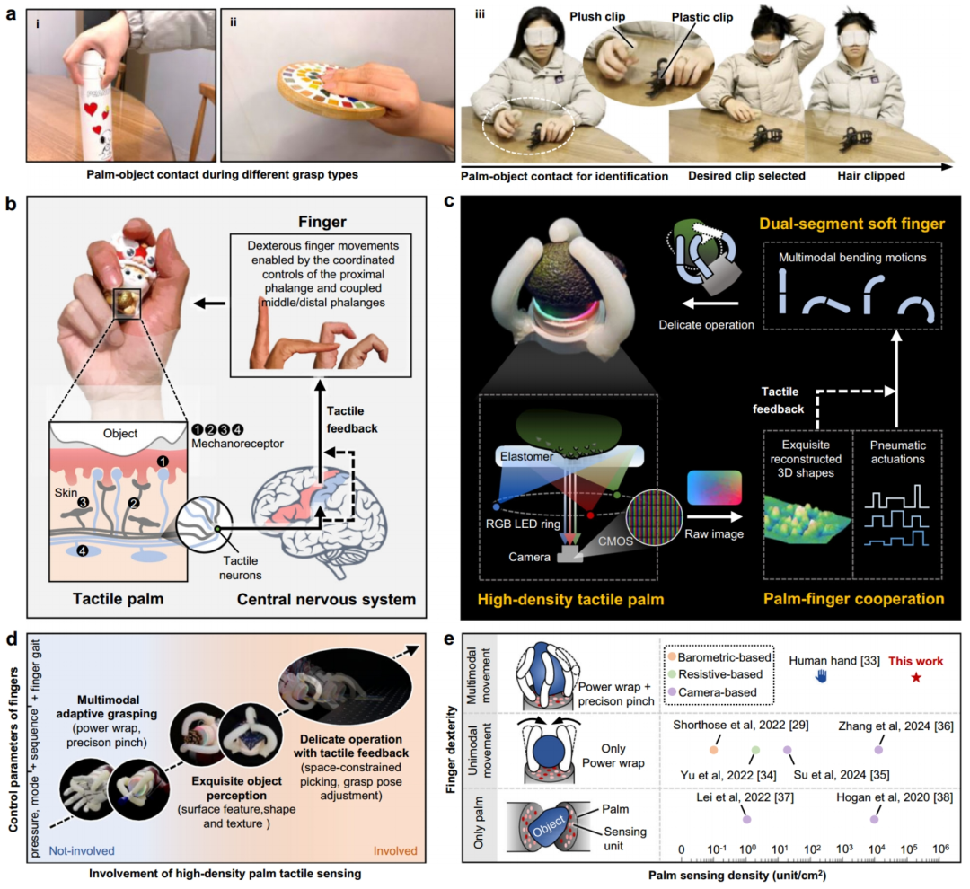 上交大Nature子刊重磅：视触觉掌指协调的软体机器人手！(图1)
